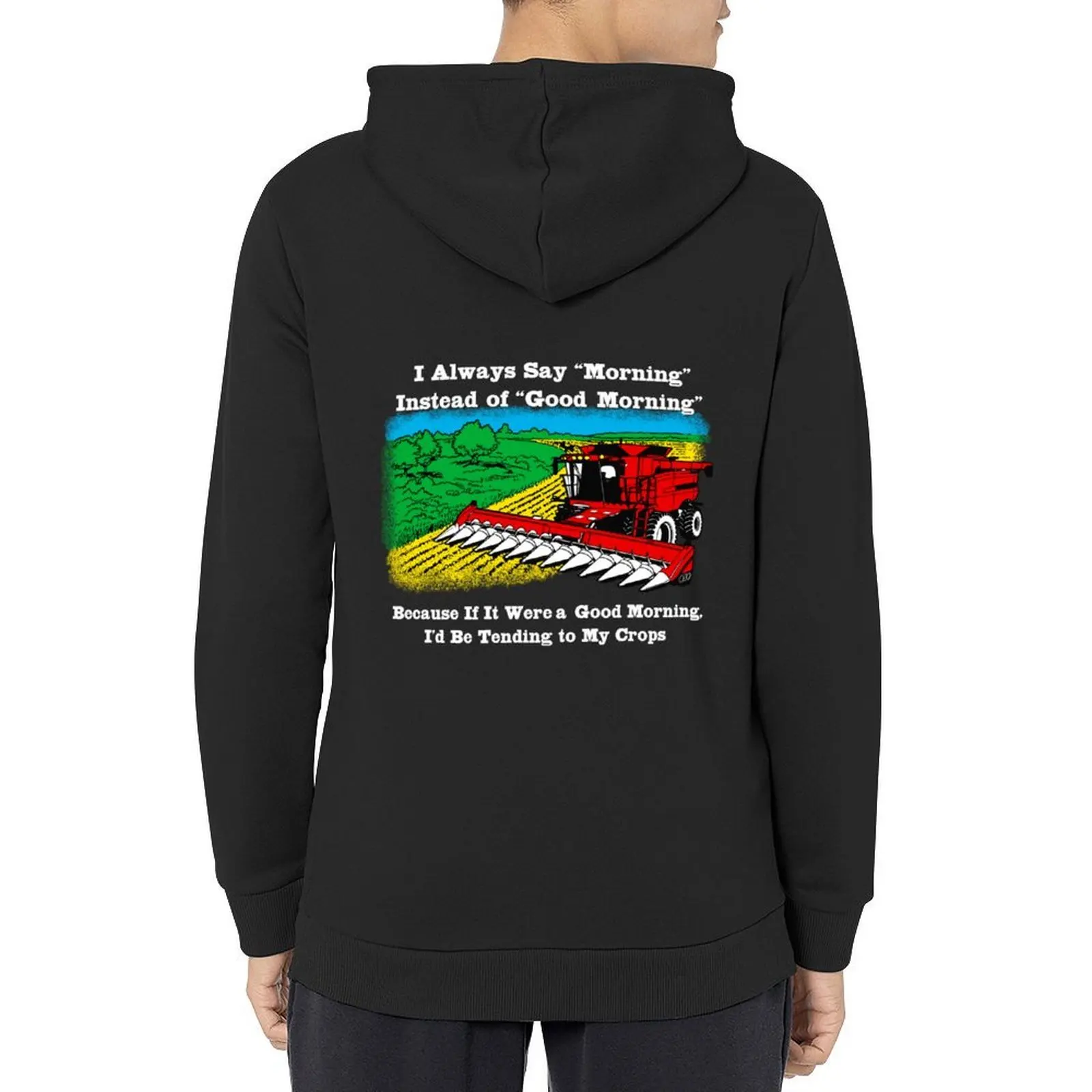 Толстовка с капюшоном I’d Be Tending To My Crops, осенняя одежда, комплект мужской толстовки, мужская одежда, осенние спортивные костюмы