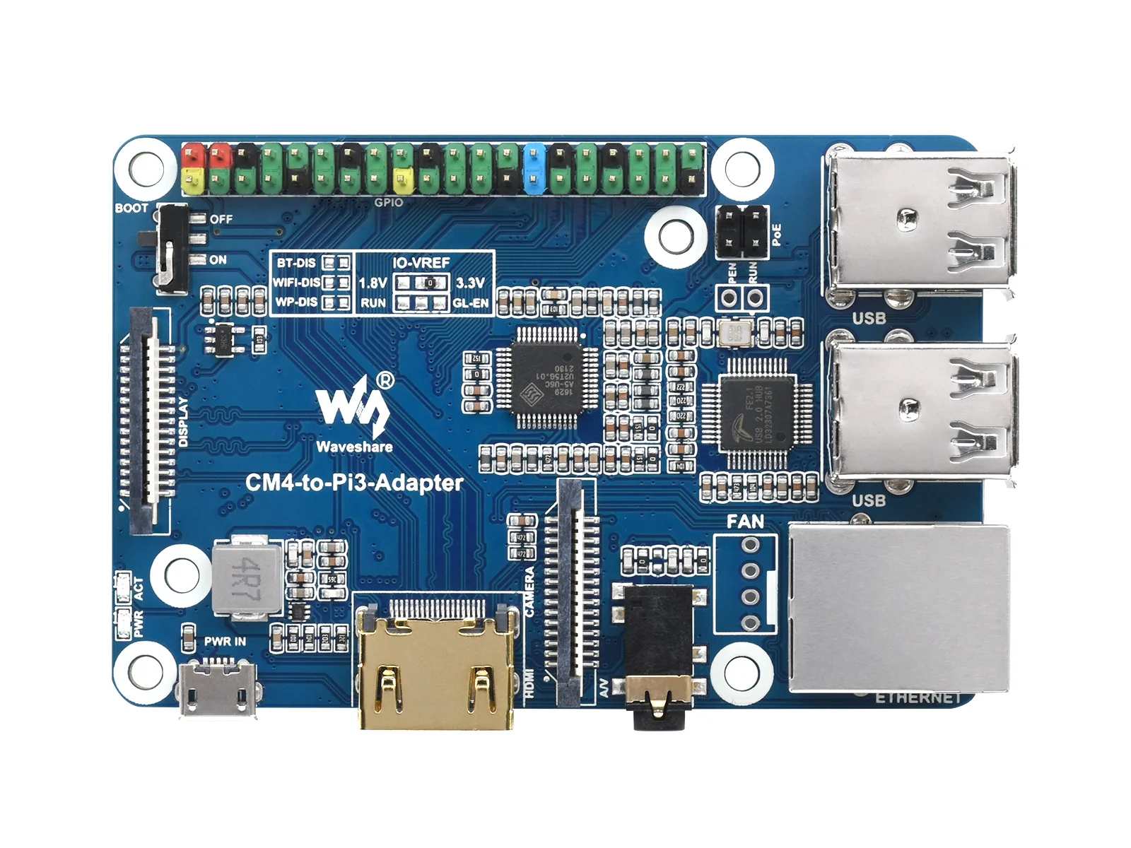 Фото Адаптер Raspberry Pi Zero на 3B, альтернативное решение для Raspberry Pi 3 Model B/B+ 10/100 M, адаптивное №5