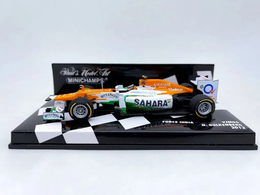 Фото Minichamps 1:43 F1 2012 VJM05 Hulkenberg моделирование ограниченная серия смола металл статическая модель автомобиля игрушка в подарок №3