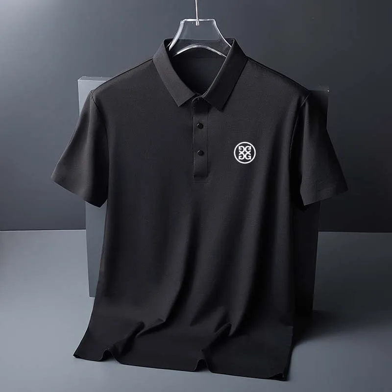 Фото Kemeja Golf Pria Musim Semi 2023 Kaos Golf Cepat kerbersirkulasi Pakaian Golf Nyaman Kemeja Polo Pria Atasan Lengan Pendek №2