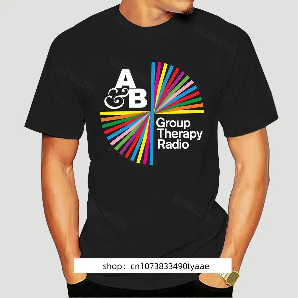 Фото Anjunabeats Dj крутая забавная футболка выше и выше для мужчин стандартная Мужская футболка с защитой от морщин Мужская футболка с рукавом №1