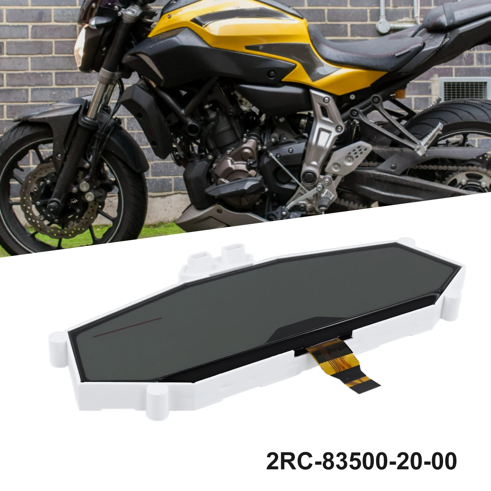 Дисплей приборной панели для MT-07 для FZ-07 и Tracer 700 2014-20, детали мотоцикла, дисплей приборной панели