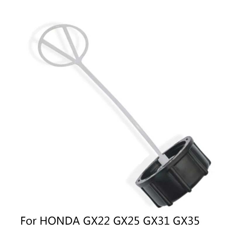 Фото Черная крышка топливного бака для Honda GX22 GX25 GX31 GX35, крышка бензобака двигателя, детали двигателя, аксессуары для авто топливного бака №3
