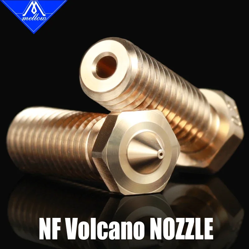 Mellow 3 шт./лот NF Volcano сопло для 3D-принтеров ANYCUBIC Mega S Mega Pro Vyper Crazy Volcano Hotend Sidewinder X1 и Genius