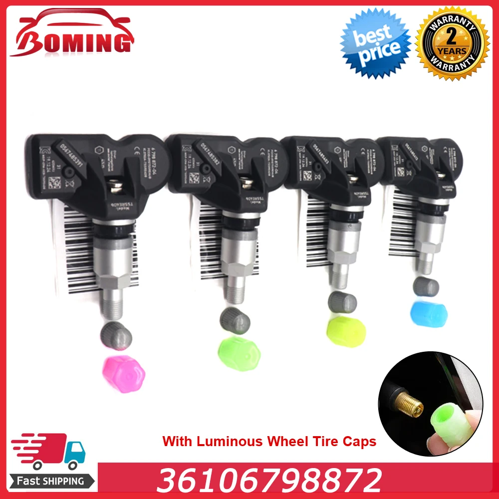 36106798872 Автомобильный датчик давления в шинах TPMS 433 МГц для BMW 2 3 4 5 6 7 X1 X3 X4 Z4 Mini COOPER R60 ROOLS ROYCE Ghost