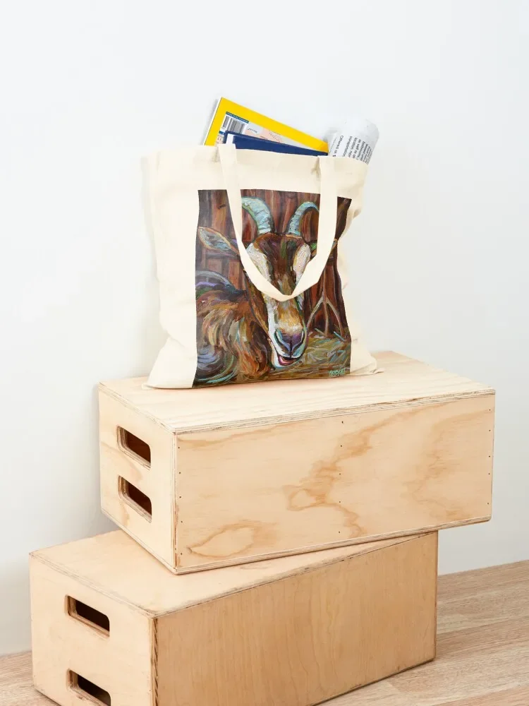 Dairy Goat in a Barn by Robert Phelps Tote Bag Сумка-шоппер женская Большие сумки для женщин Тканевые сумки (art.: 3920cd11714c1) - 3920cd11714c1