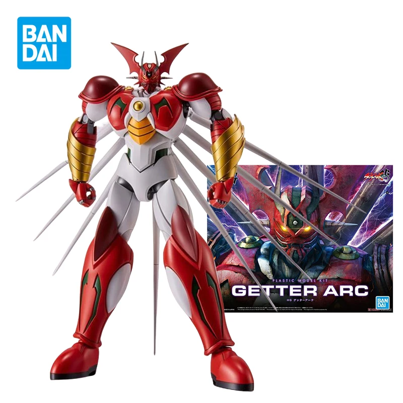 BANDAI Getter Arc Фигурка Getter Robo Аниме HG Пластиковая модель игрушки для мальчиков Подарочная оригинальная коробка
