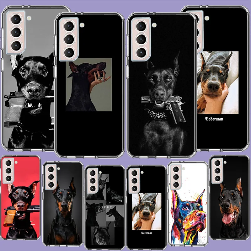Чехол для телефона с изображением таксы Doberman для Galaxy Samsung A10, A20E, A30, A40, A50, A70, A01, A11, A21, A21S, A31, A41, A51, A71