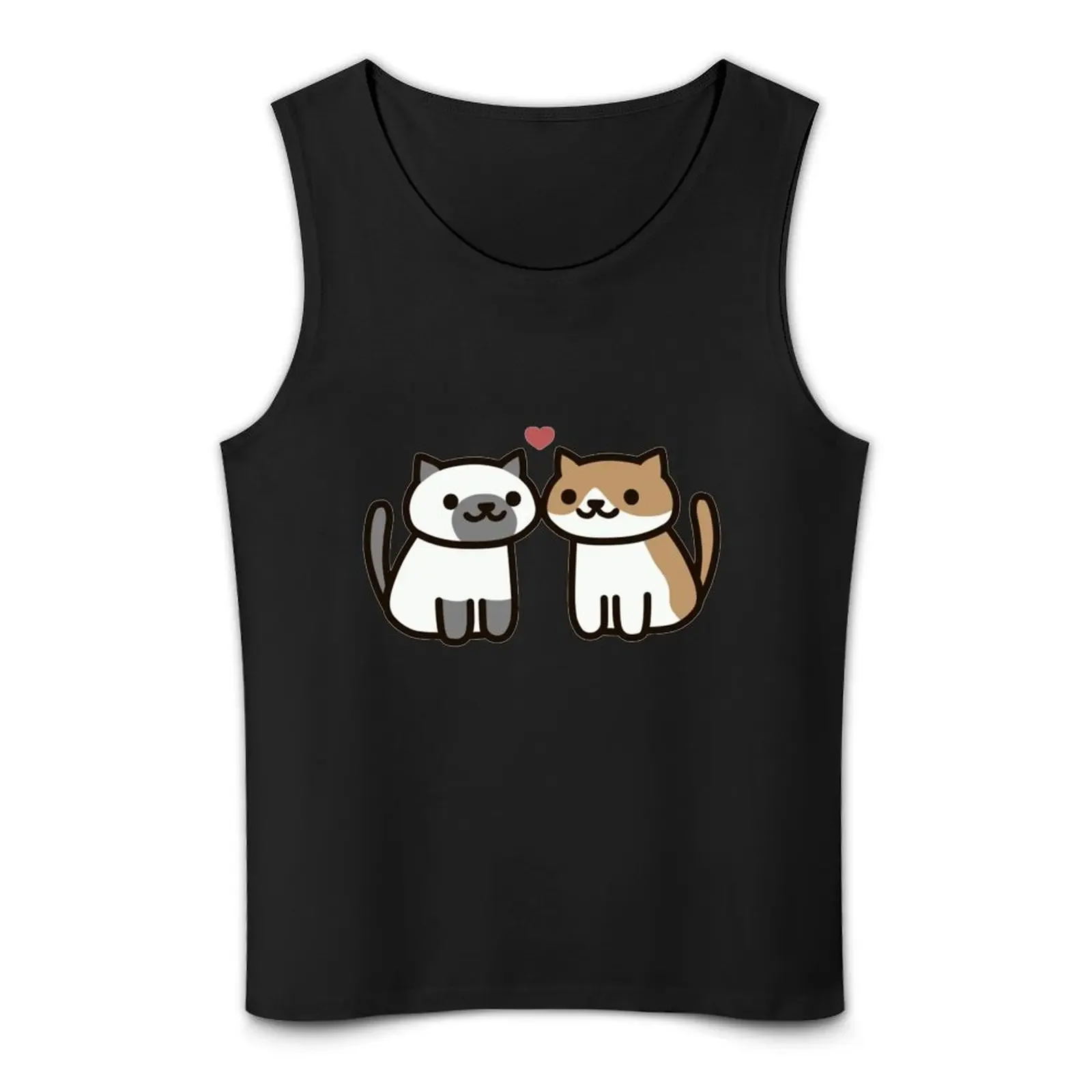 Фото Neko Atsume - Love Tank Top Мужской жилет спортивная одежда мужская Мужская спортивная одежда №4