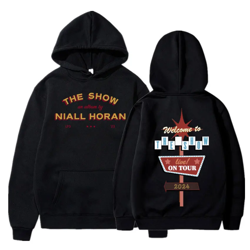 Худи Niall Horan The Show Live on Tour 2024, Мужская одежда для концерта, винтажные свитшоты в стиле хип-хоп, в стиле оверсайз