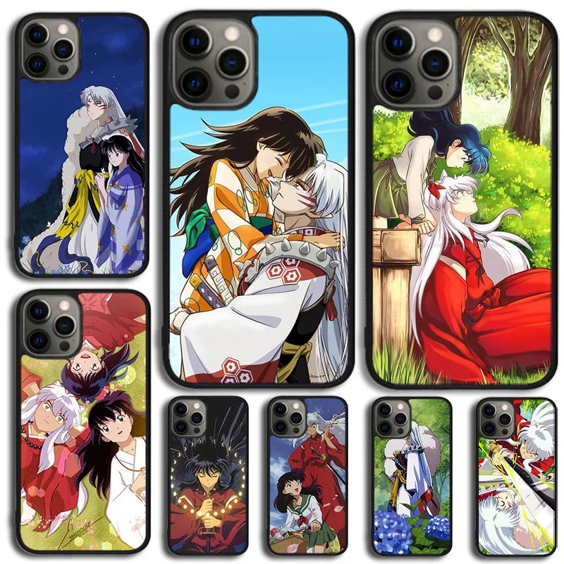 Чехол для телефона Inuyasha Sesshoumaru Higurashi Kagome для iPhone 15 14 13 12 Mini 11 Pro Max SE2020 7 8 Plus X XS Max XR