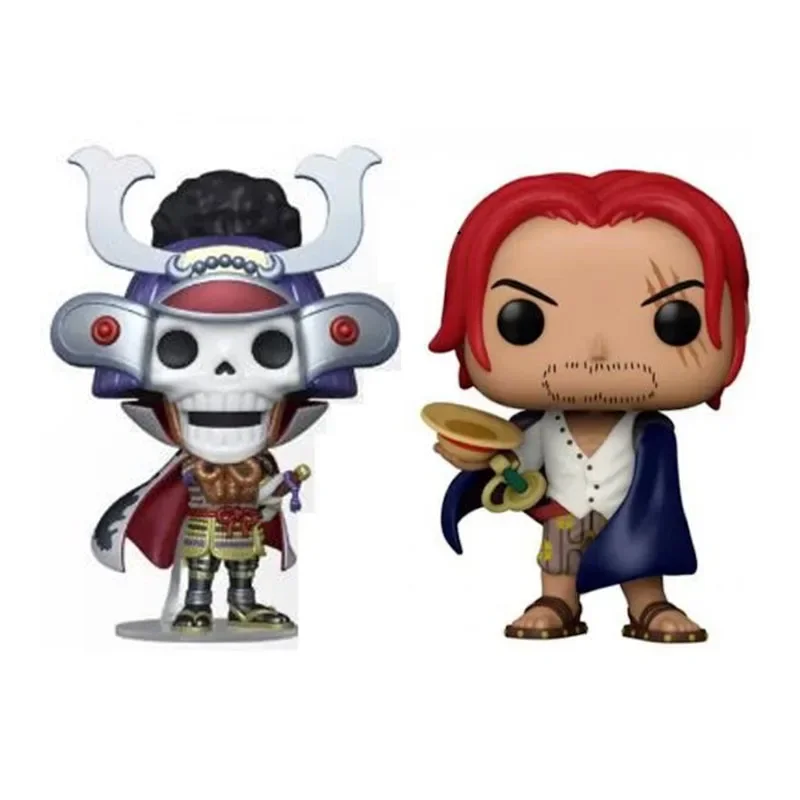 Экшн-фигурка самурайского Брука Funko POP One Piece Shanks 939 # покрытие 1129 # Коллекционная модель игрушки для детей подарок на день рождения