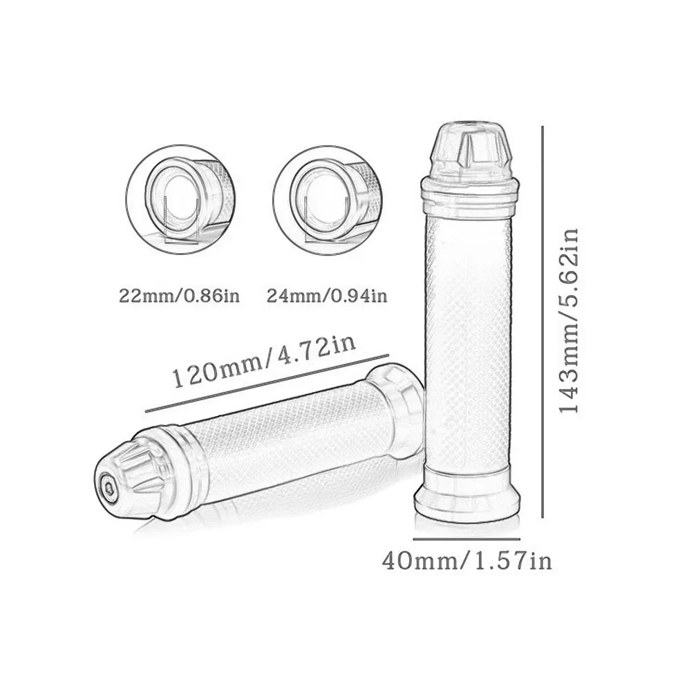 1 пара, Нескользящие ручки для мотоцикла, 78 дюйма (art.: 3920c77b8fcba) - 3920c77b8fcba
