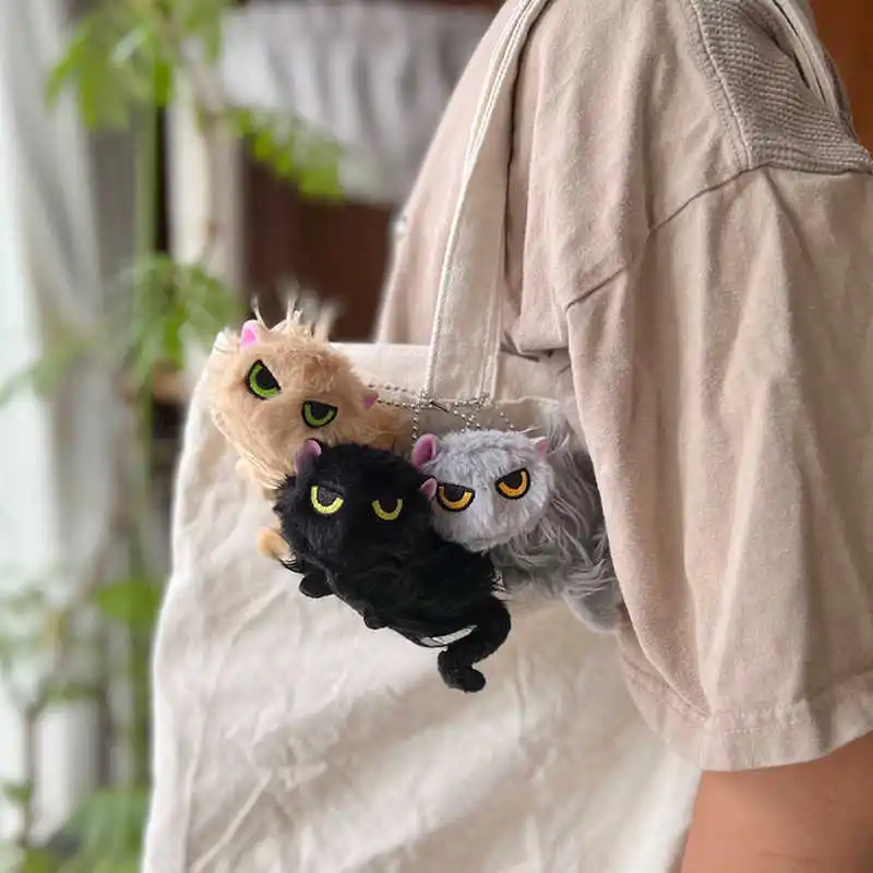 Фото Кукла Qualia Unaffectionate Cats, милый пушистый кот, украшение с индивидуальностью, японская игрушка-капсула с котом, подарок для фанатов аниме №3