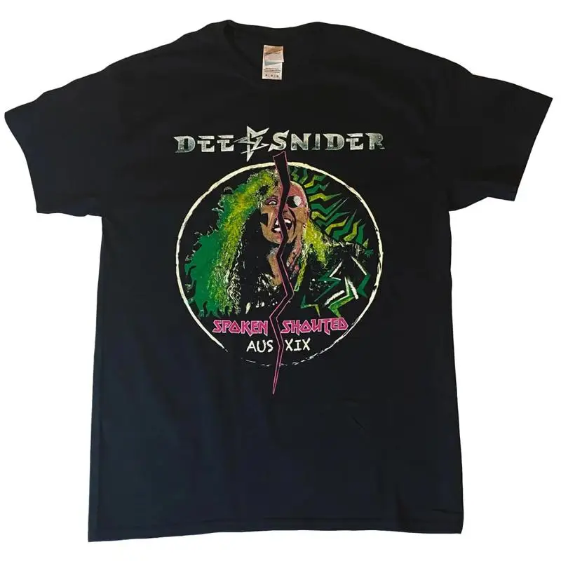 Рубашка Dee Snider Spoken & Shouted Tour Футболка S-3XL Официальная футболка