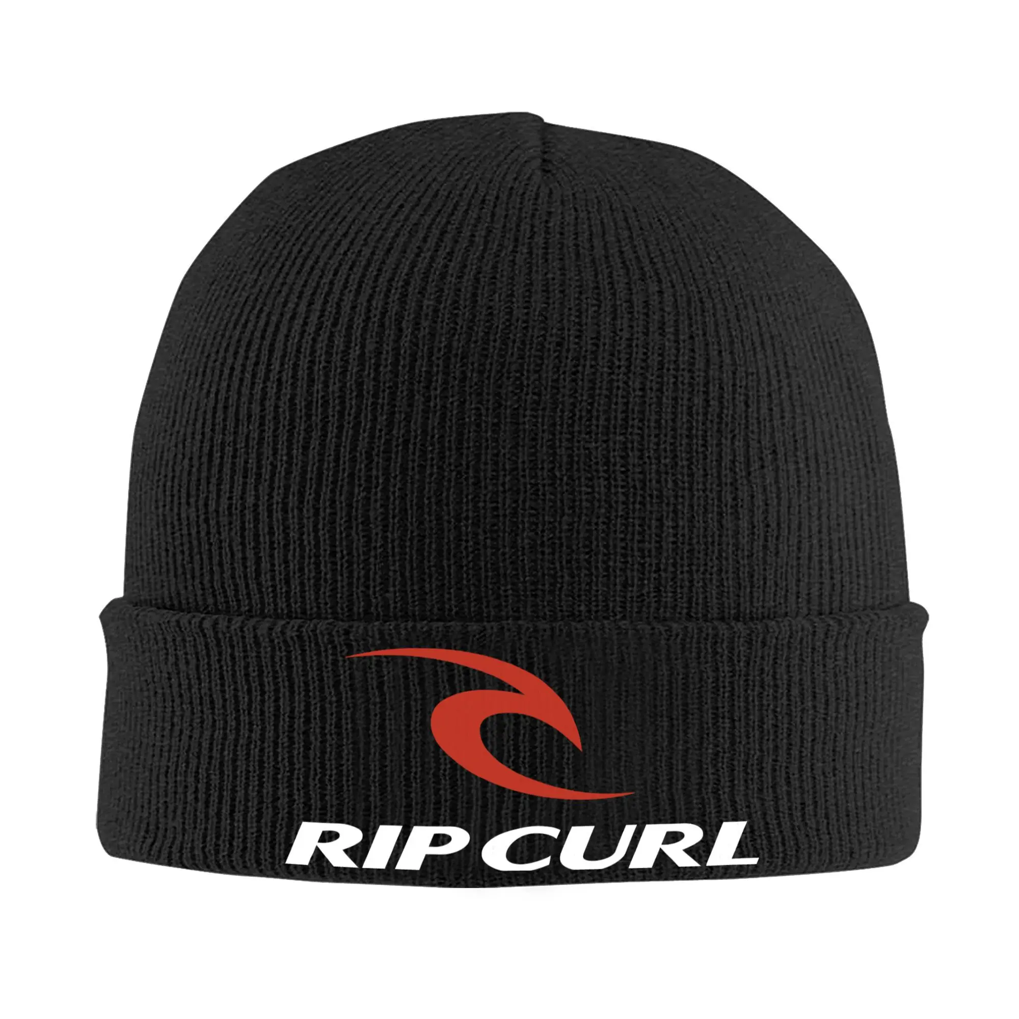 Вязаная шапка с манжетами Rips Curls для унисекс, теплая зимняя вязаная шапка с капюшоном