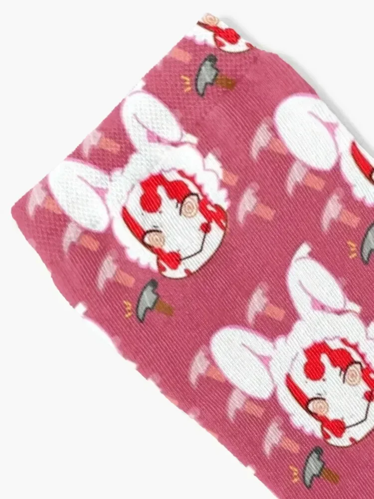 Фото Носки Bunny kyo, забавные подарки, прозрачные спортивные носки для бега, женские и мужские №2