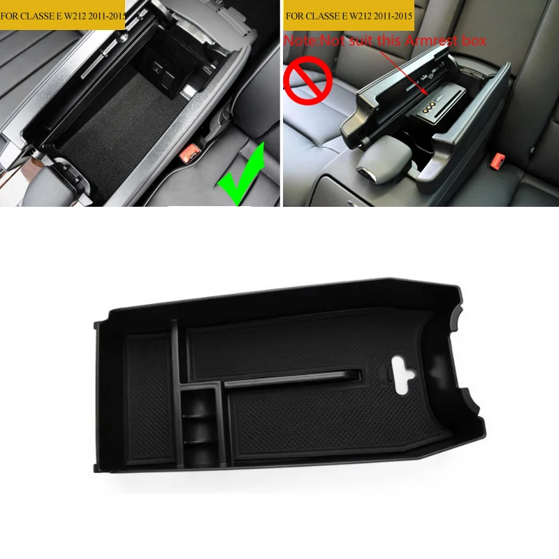 Для Mercedes Benz E Class W212 2012-2015 CLS W219 2012-2017 консоль центральный подлокотник ящик для хранения аксессуары
