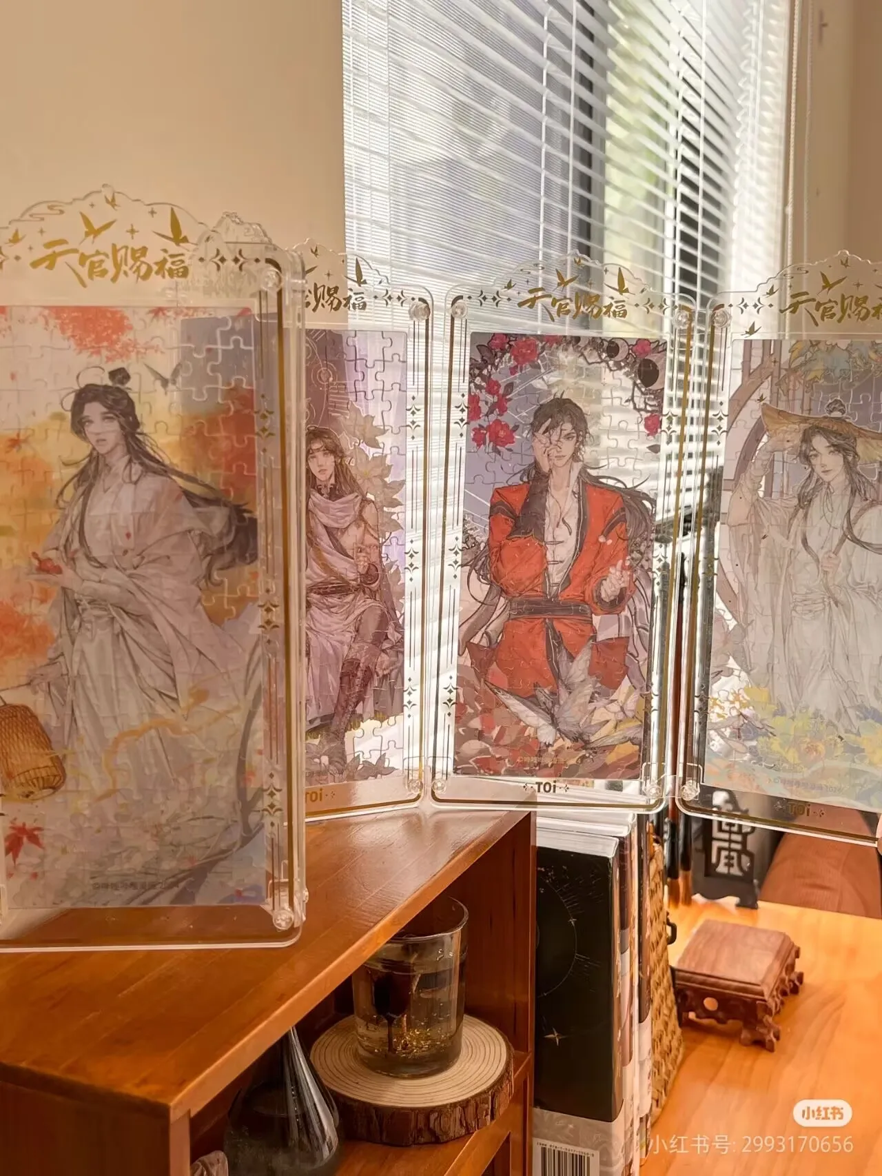 Оригинальное аниме Tgcf Tian Guan Ci Fu Hua Cheng Xie Lian, пазлы с комиксами для косплея, вращающаяся акриловая подставка, подарок (art.: 3920cecc5dae6) - 3920cecc5dae6