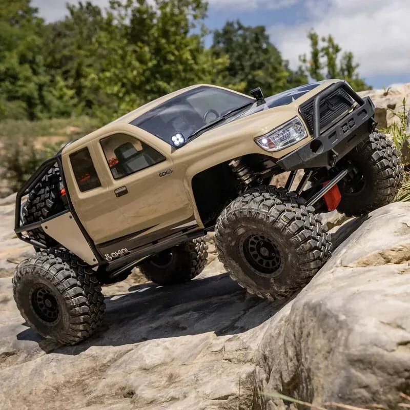 Фото AXIAL SCX6 Trail Honcho AXI05001 4WD RTR 1/6 RC электрическая модель с дистанционным управлением автомобиля на гусеничном ходу игрушки для взрослых и детей №2