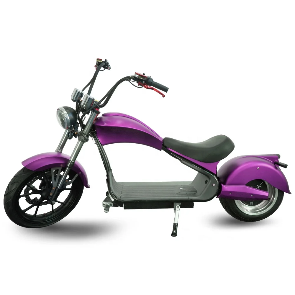 Фото 2022 EEC COC Лидер продаж 2000w Citycoco Holland Eu складской электрический скутер 2 места 45 км/ч №3