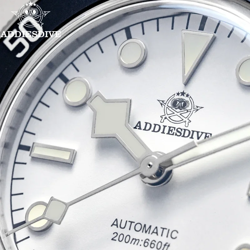 ADDIESDIVE Мужские роскошные часы для дайвинга AD2043 Механические сапфировые часы 200 м Водонепроницаемые автоматические механические часы с механизмом NH35 (art.: 3920caaf9c7c0) - 3920caaf9c7c0