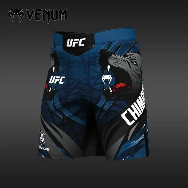 Мужские боевые шорты VENUM Venom UFC Joint Edition, дышащие эластичные дышащие шорты для ног