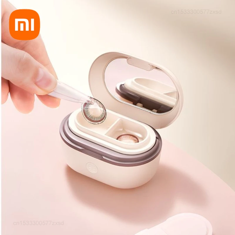 Xiaomi EraClean мини-футляр для чистки контактных линз портативный ультразвуковой чехол для чистки линз съемная коробка машина для чистки
