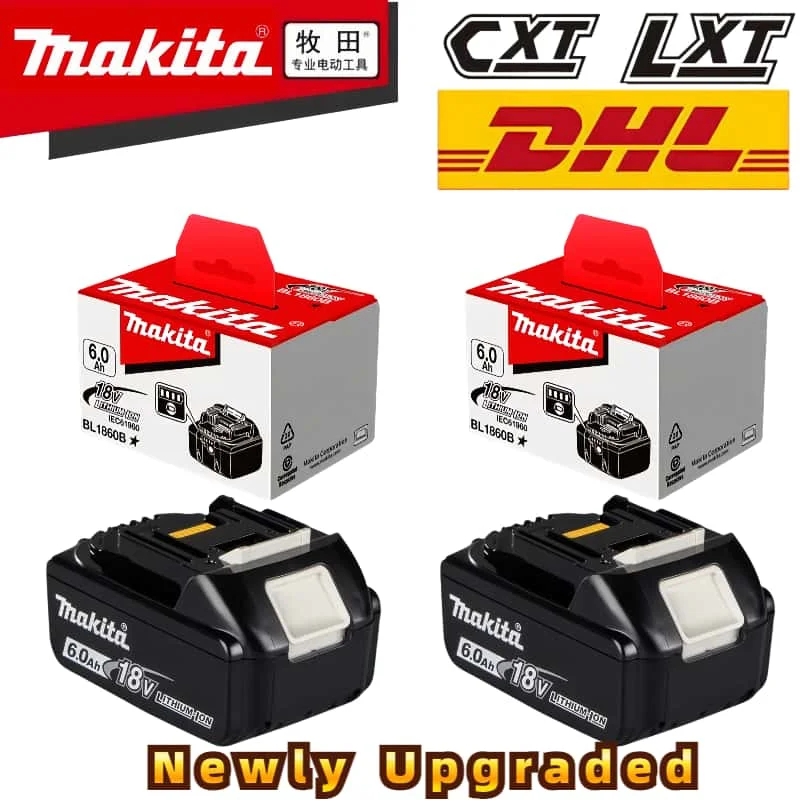 18650 배터리 для Makita 18 В DTD173, DGA404, DHP485, DHR242, DTW190, DTW285, DTD172 аккумулятор для электроинструментов Makita 18 В 6,0 Ач