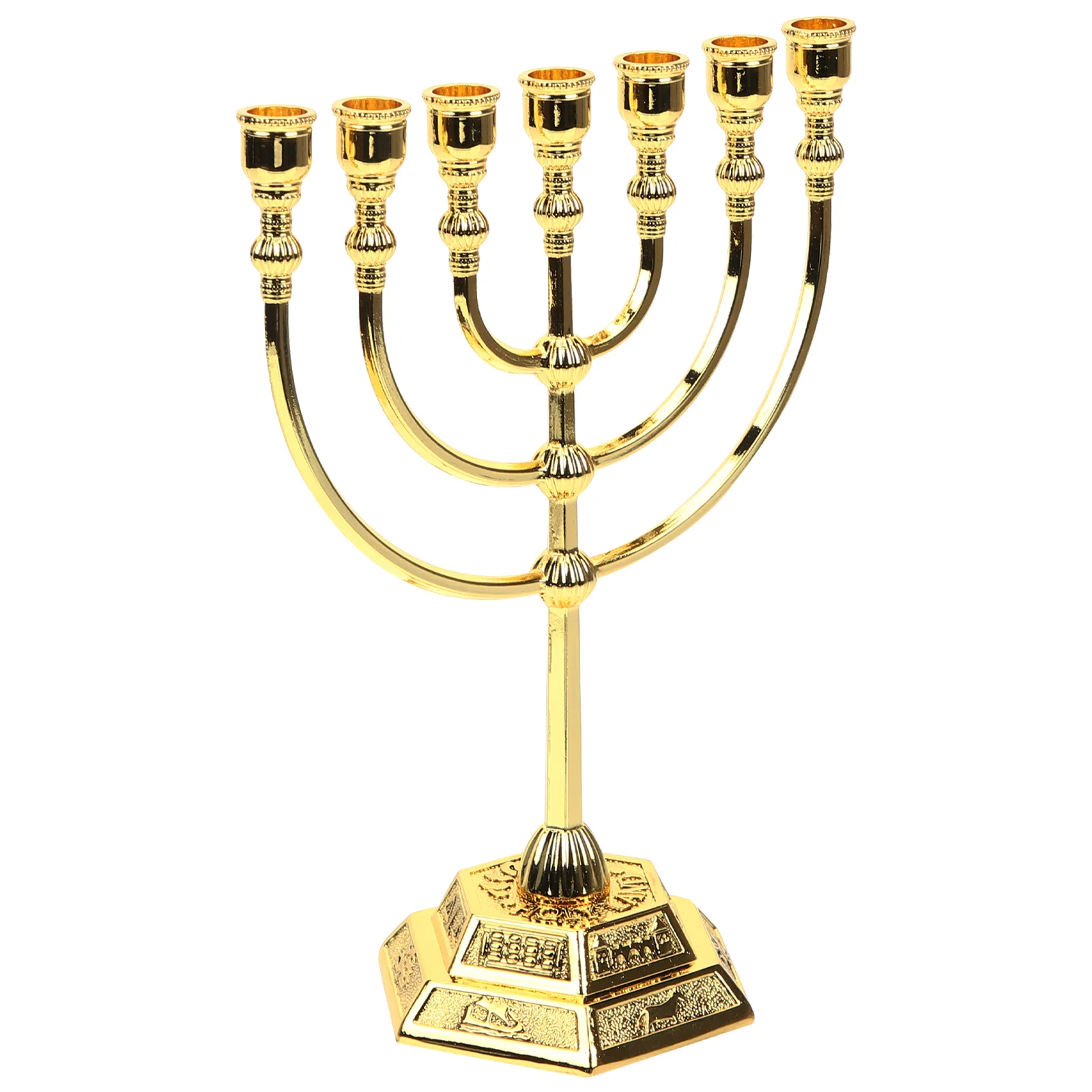 Белые свечи Chanukah, конический канделябр, религиозные подсвечники, лампас, Золотой металлический канделябр для офиса (art.: 3920ca1539ea3) - 3920ca1539ea3