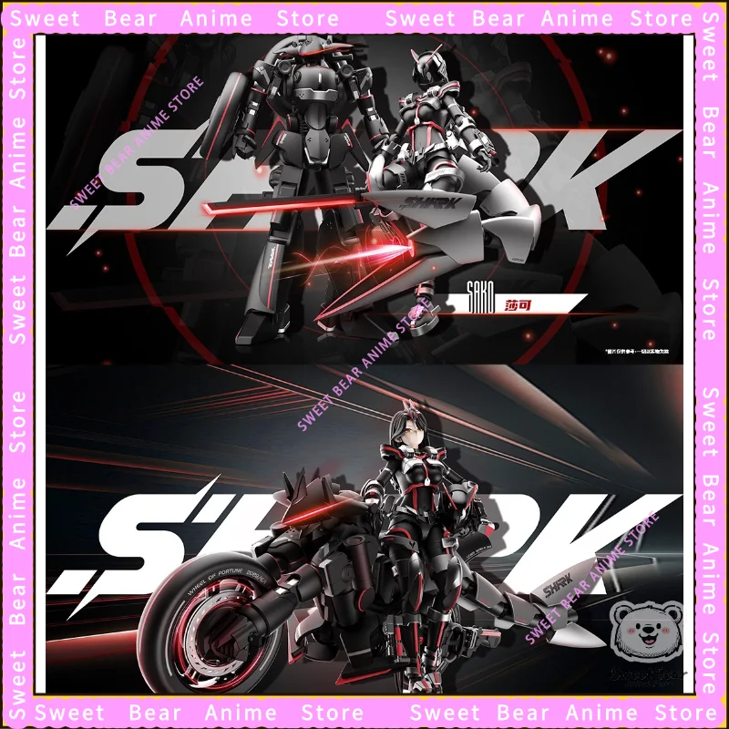 В наличии Yubo Model Club War Rider Goddess Sako Mecha Girl Model Kit Фигурка Аниме Модель Модные игрушки Настольная кукла