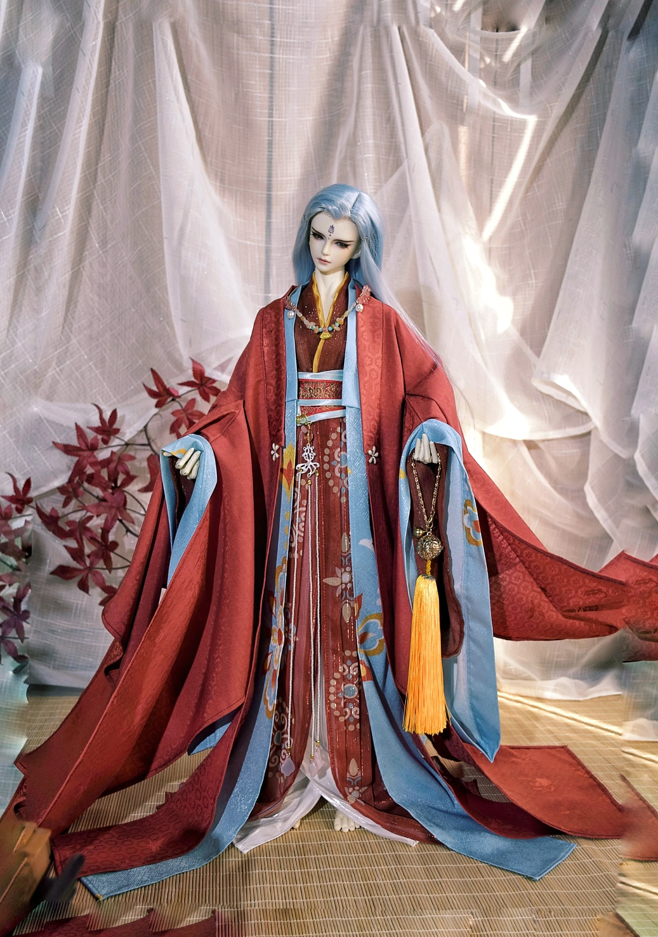 Фото 1/3 весы BJD одежда древний костюм платье ханьфу самурайский наряд для BJD/SD POPO68 SSDF сильный дядя кукла аксессуары A1951 №5