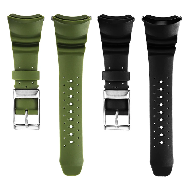 Новый резиновый ремешок для часов подходит для Citizen BJ8050 BJ8057 маленькиймаленький монстр модифицированный зеленый черный силиконовый ремешок водонепроницаемый мужской (art.: 3920c84b0e142) - 3920c84b0e142