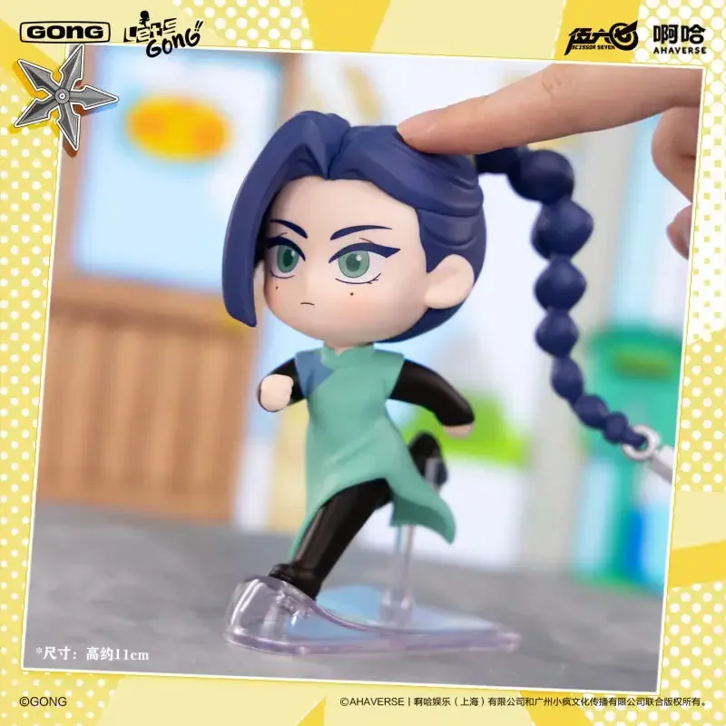 POP MART GONG Let's GONG Scissor Seven Series Blind Box: Загадочная коробка-сюрприз, игрушки, фигурки аниме, настольные украшения, милый подарок