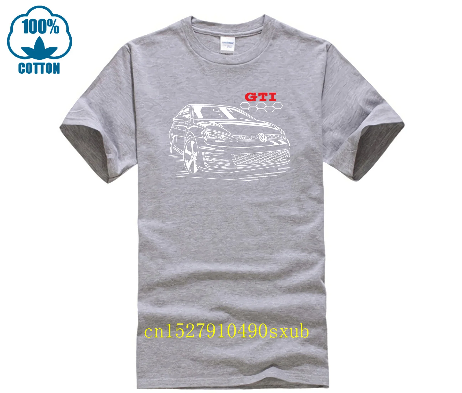 Фото KOSZULKA-Футболка-z-nadrukiem-fana-VW-GOLF-GTI-MK7 №5