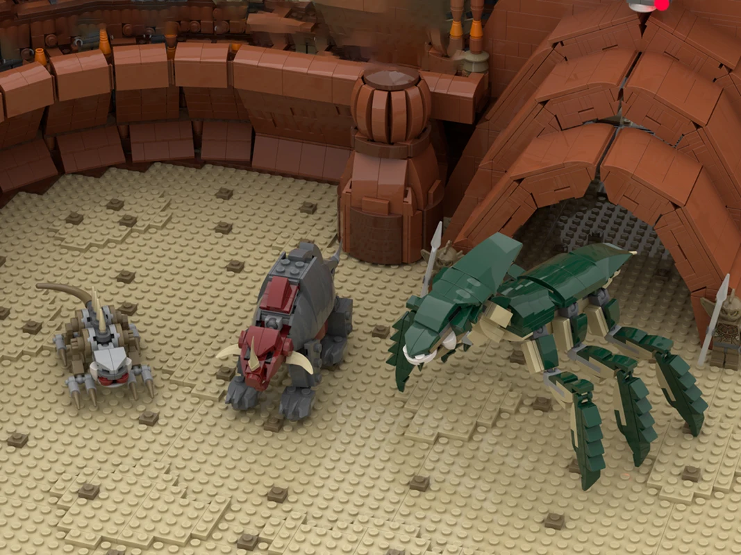 Фото Изысканный новый продукт MOC, модель сцены планеты, технология Noxis Arena, модульная детская игрушка в подарок, набор для сборки «сделай сам» №4