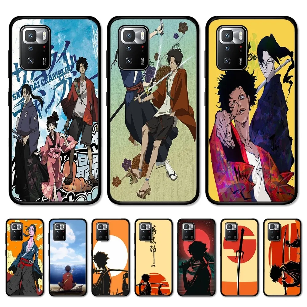 Anime Samurai Champloo Phone Case For Redmi 5 6 7 8 9 10 Plus Pro 6 7 8 9 A GO K20 K30 K40 Pro Plus F3 Fundas