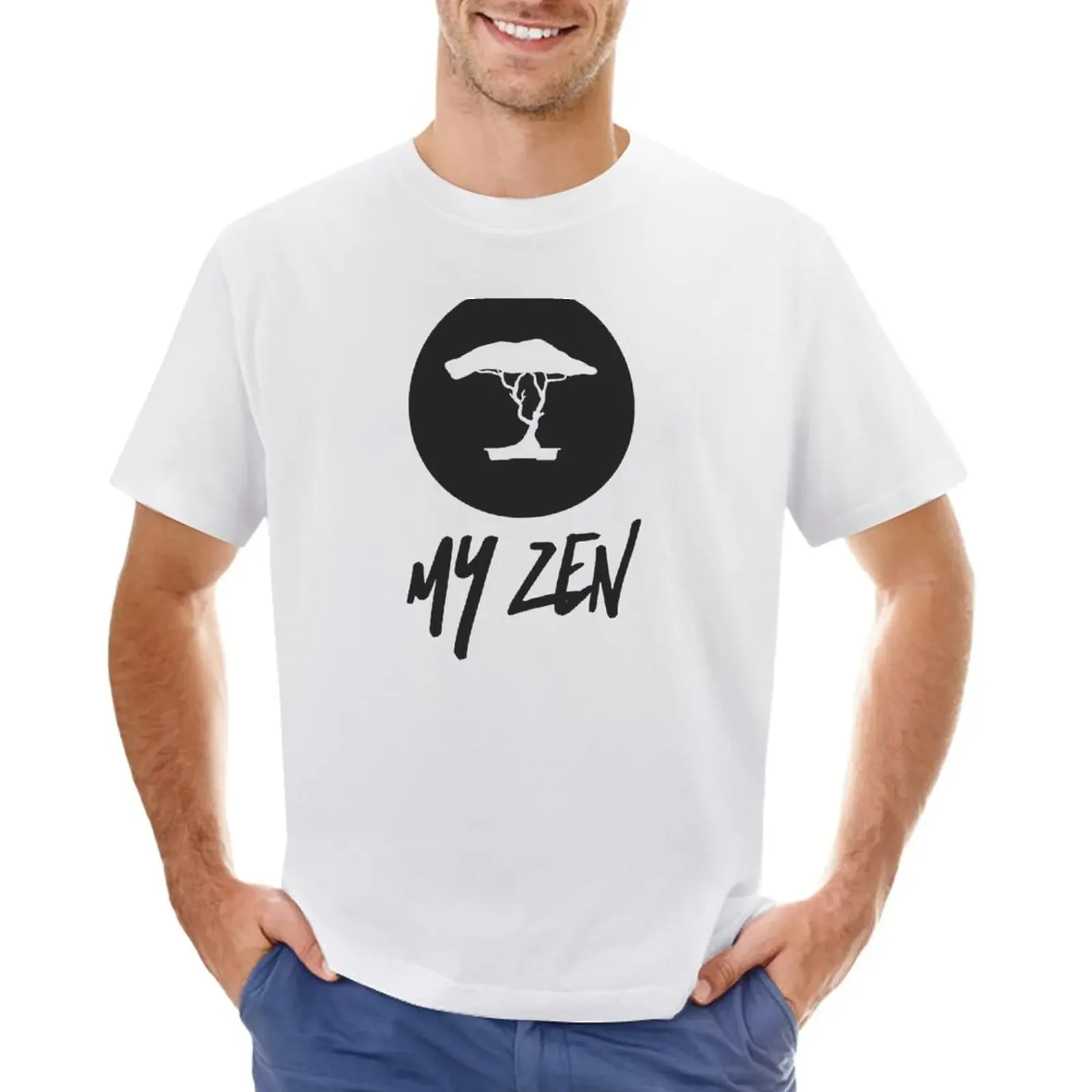Футболка Bonsai - My Zen мужская оверсайз с графическим принтом, тяжелая блузка