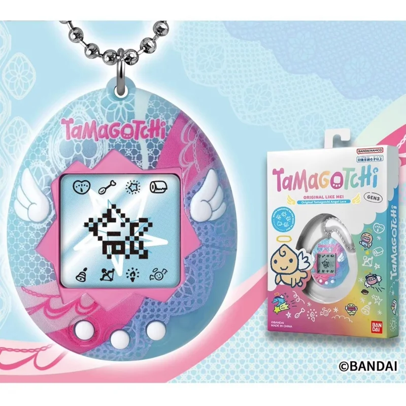 Bandai Tamagotchi, новая версия игрушки для девочек, подарок на складе, клевер, жемчуг, чай с молоком, виртуальная цифровая игра для домашних животных