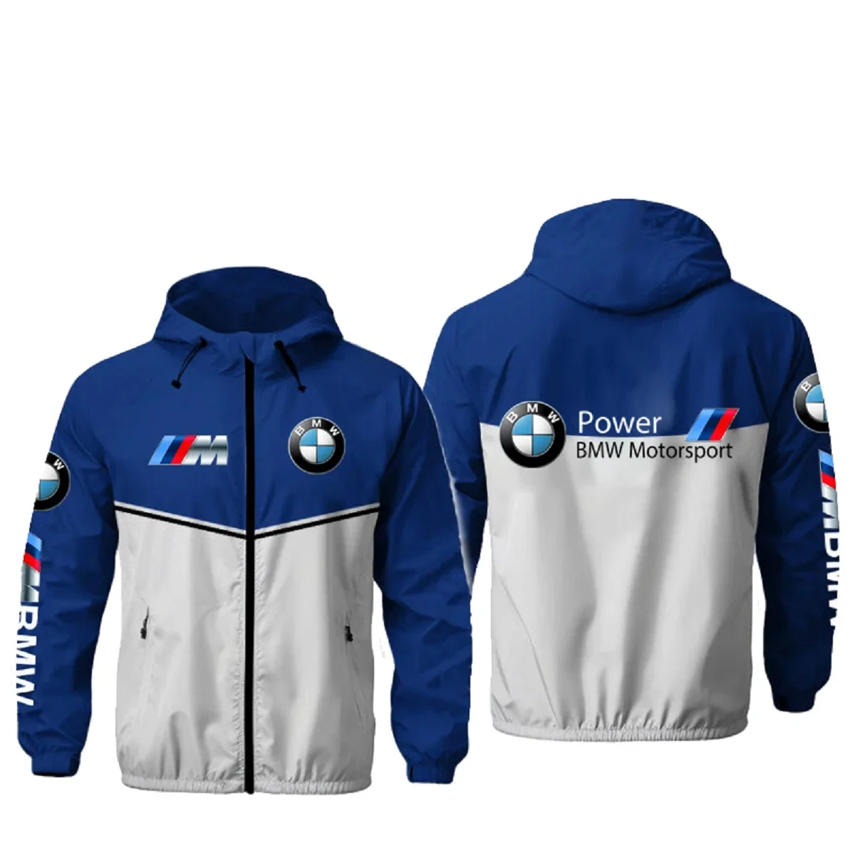 Фото NewStreet Jacket BMW Мотоциклетная куртка Гоночная куртка Мужская спортивная куртка с капюшоном на молнии Модная универсальная мужская солнцезащитная куртка BMW №4