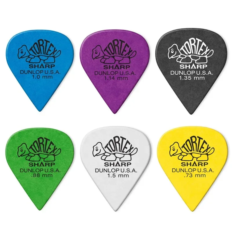 1 шт. оригинальные американские медиаторы Dunlop 0,73/0,88/1,0/1,14/1,35/1,5 мм, медиаторы для электрогитары Tortex 412R, матовые медиаторы из народной древесины