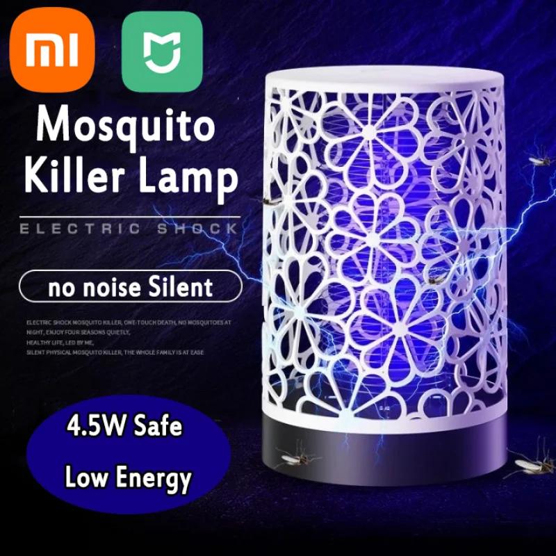Xiaomi Usb электрический шок лампа от комаров общежитие дома физический убийца комаров бесшумный домашний чехол для цветов ловушка-убийца