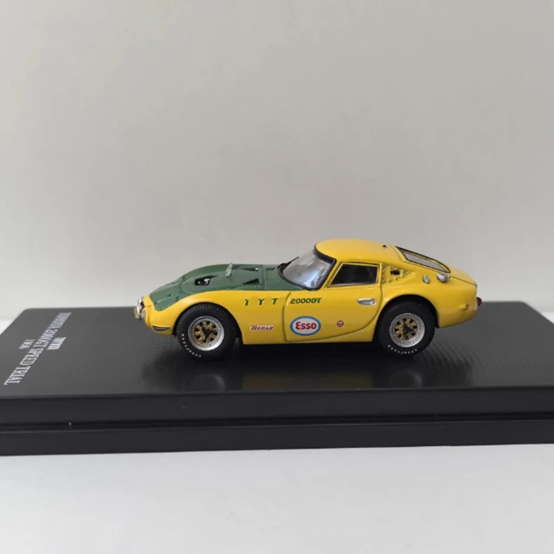 DEA масштаб 1/64 TYT 2000GT 1966 г., имитация сплава, модель автомобиля, статическая коллекция, украшенные праздничные подарки, игрушки, сувенирный подарок
