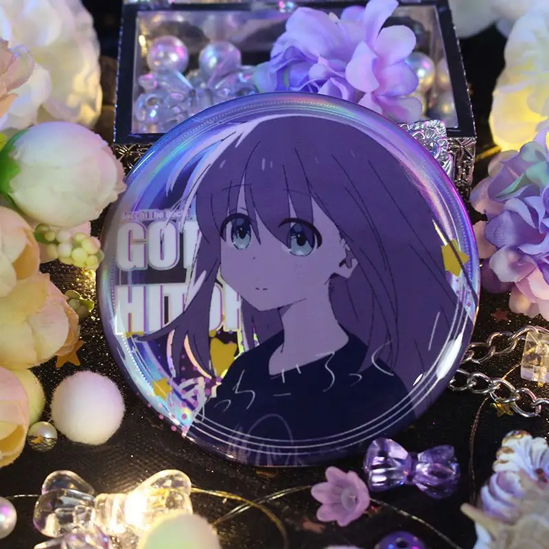 Фото Kawaii BOCCHI THE ROCK готовы hhitori Kita Ikuyo Ijichi Nijika Yamada Ryo Badge анимация периферийный милый мультяшный коллекционный подарок №2
