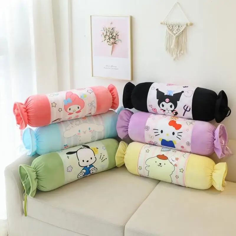 70 см милый мультфильм Sanrioed Kuromi My Melody Cinnamoroll Hello Kitty диванная подушка офисная подушка для сна съемная и моющаяся