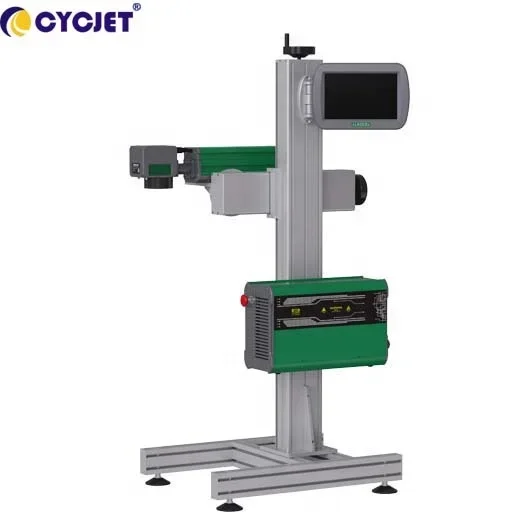 CYCJET LF30F Волоконный лазерный маркиратор для маркировки труб ПВХ/PPR/PE/машина для лазерной маркировки труб HDPE