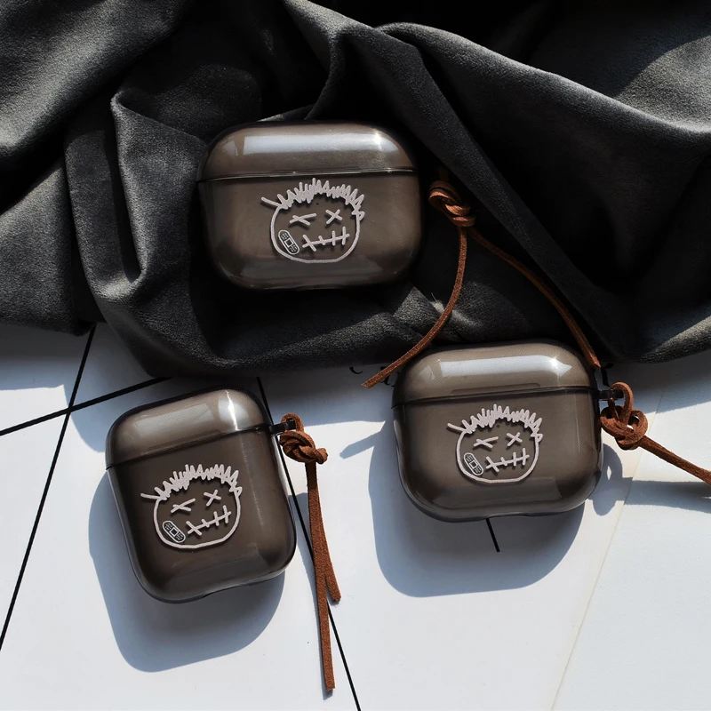 Корпус TS Tembus Pandang Wajah для AirPods 2 3 Generasi для AirPods Pro Наушники 2021 Air Pods Pelindung Cangk