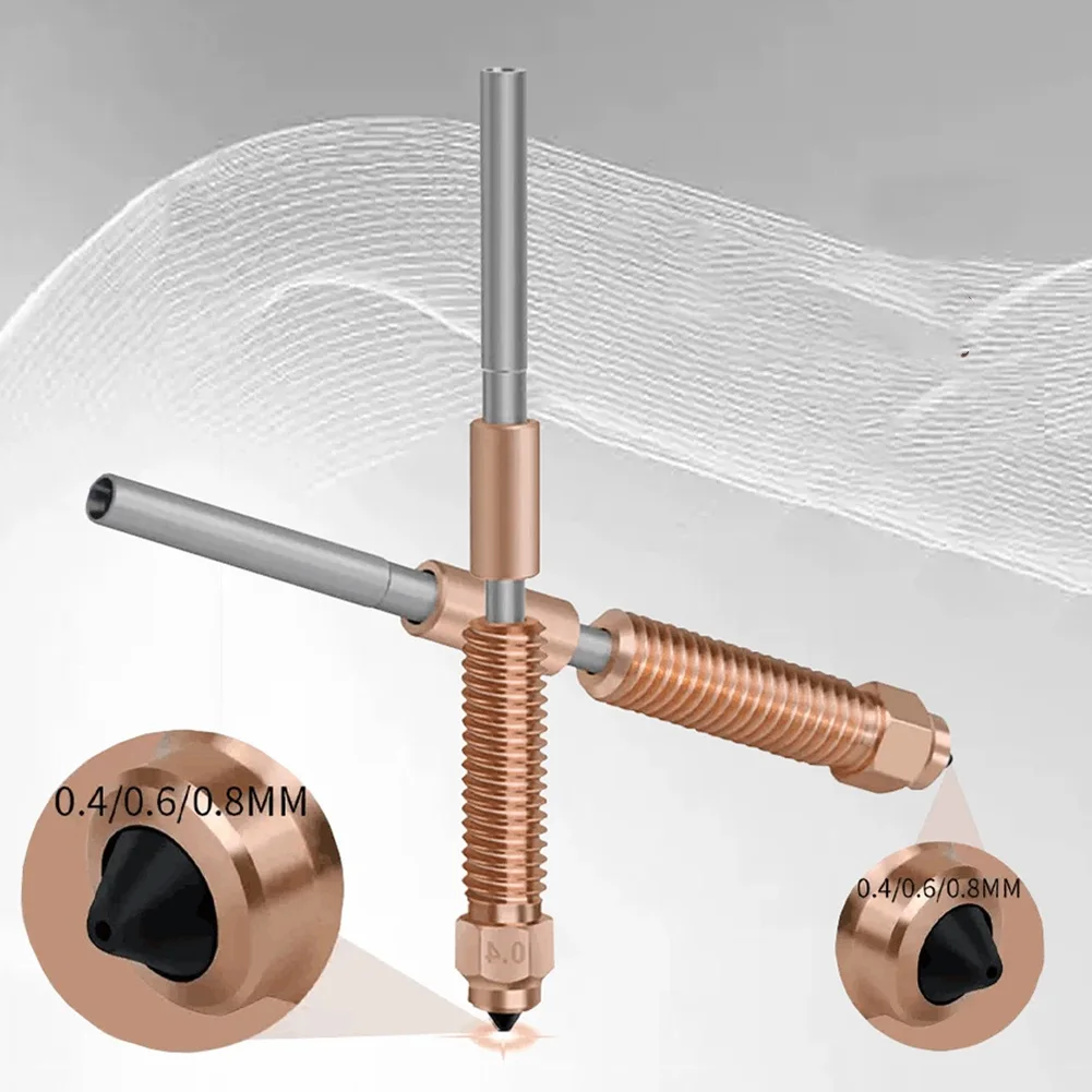 Форсунка для быстрой замены C-reality 0,20,40,60,8 мм для K1 Max K1C Ender-3 V3, форсунка из закаленной стали, усовершенствованная высокоскоростная печать (art.: 3920c7d0f0d20) - 3920c7d0f0d20