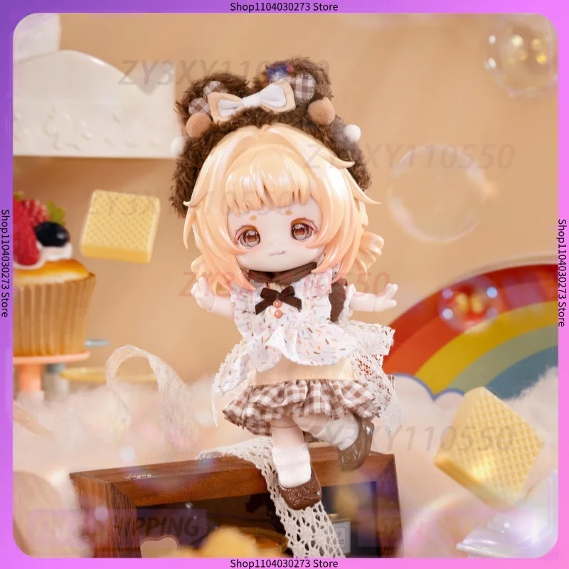 Фото Новый электрический питомец Bjd, модная игровая слепая коробка, оригинальный молочный торт, мечта, слоеная серия, 14 см, подвижная суставная кукла, кукла ручной работы, подарочные игрушки №4