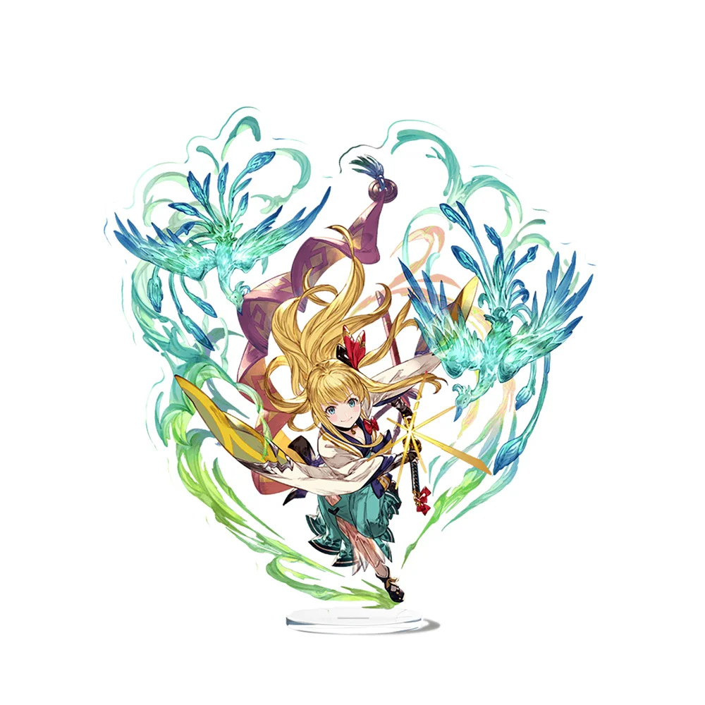 Фото Аниме Granblue Fantasy Relink акриловая подставка модель косплей очаровательные персонажи орнамент аксессуары товары рождественские подарки 15 см №3